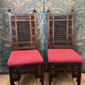 Pair of Cairene "Bazaar" Chairs Attributed to Liberty & Co