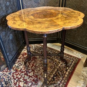 Late Georgian Burr Walnut Occasional Table