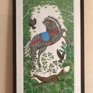 Fox, Horse, Birds