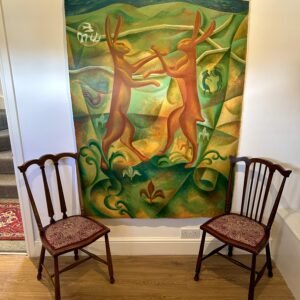 Four Hares and a Rainbow