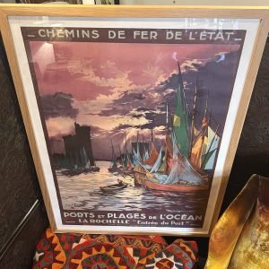 La Rochelle, 1920s French Railway Poster