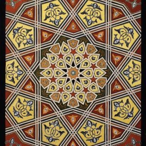 Interlacing Ten-Fold Geometric Painting