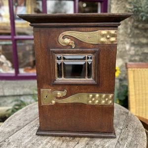 Jugendstil German Oak Hotel Post Box