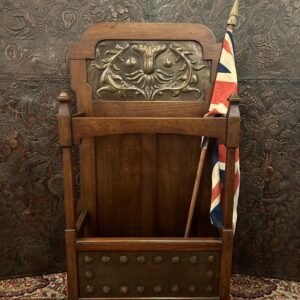 Arts and Crafts Mahogany Stick Stand by Shapland & Petter Ltd