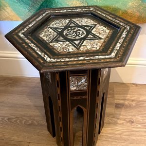 Ottoman Inlaid Side Table Attributed to Liberty & Co